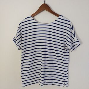 Kit and Ace Short Sleeve Striped Tee Size Small